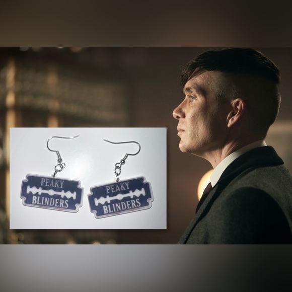 Jewelry - $2 PEAKY BLINDERS ACRYLIC EARRINGS STAINLESS STEEL HOOKS. $2 WITH ANY $10 ORDER